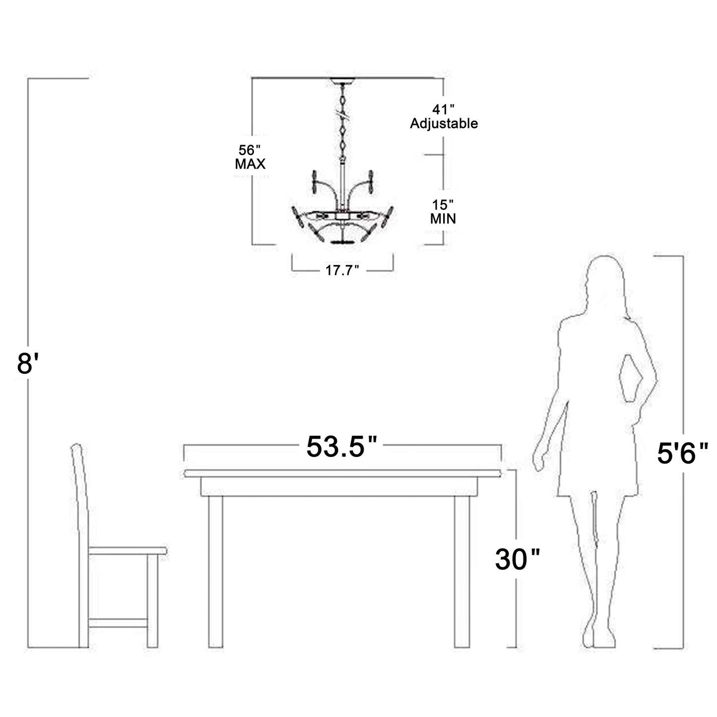 Lampadario Rosa a 6 luci con cristalli di champagne color argento spazzolato a forma di fiore