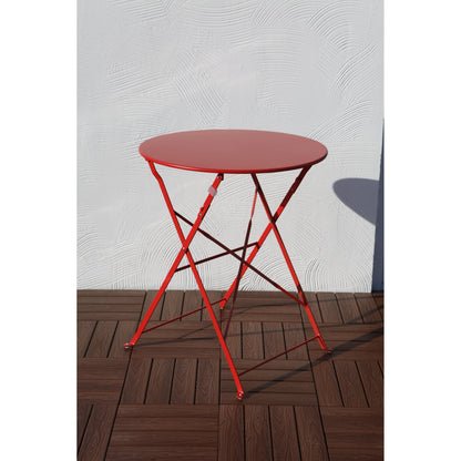 Set da bistrot rotondo per 2 persone - 23,6 pollici di lunghezza