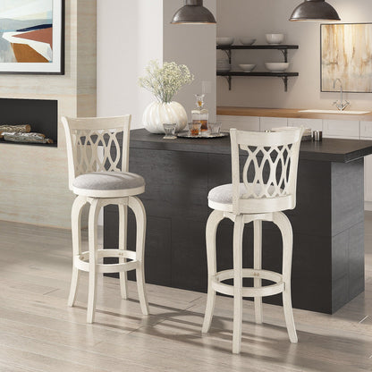 Sgabello da bar girevole con schienale ricurvo Rovinj