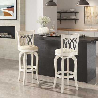 Sgabello da bar girevole con schienale ricurvo Rovinj