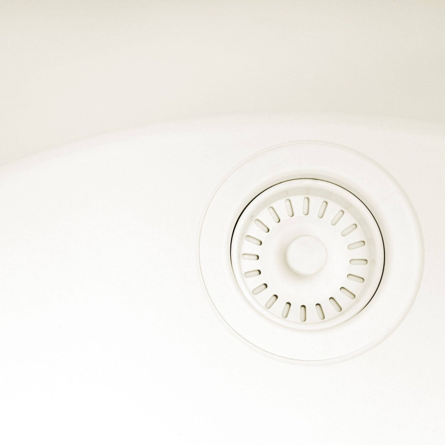 Lavello da cucina a incasso Ruvati da 25 pollici, modello Workstation Warm White, in materiale epiRock - RVG2321WB