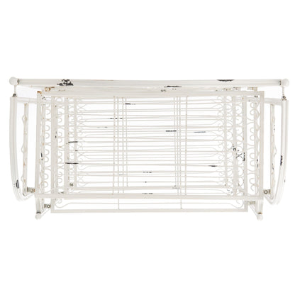 SAFAVIEH Bryn Bakers Rack da esterno in ferro battuto in stile vittoriano a 4 ripiani - 63,5 cm L x 38,1 cm P x 160 cm A - 63,5L x 38,1P x 160A