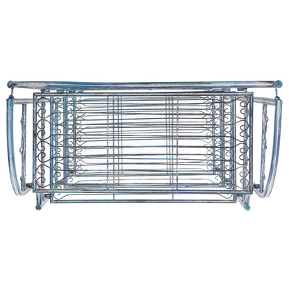 SAFAVIEH Bryn Bakers Rack da esterno in ferro battuto in stile vittoriano a 4 ripiani - 63,5 cm L x 38,1 cm P x 160 cm A - 63,5L x 38,1P x 160A