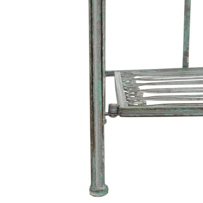 SAFAVIEH Bryn Bakers Rack da esterno in ferro battuto in stile vittoriano a 4 ripiani - 63,5 cm L x 38,1 cm P x 160 cm A - 63,5L x 38,1P x 160A