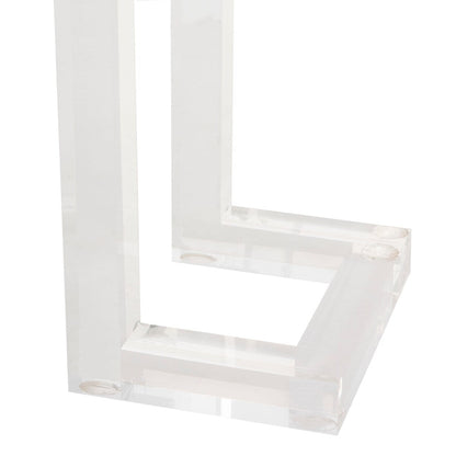SAFAVIEH Couture Camryn Tavolo Console in Acrilico - Trasparente - 60 L x 10 P x 30 A - 52Lx10Px30A
