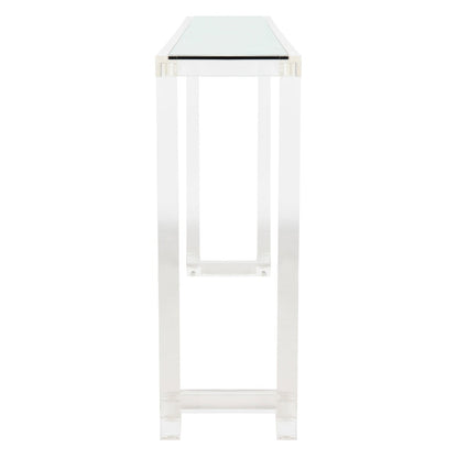 SAFAVIEH Couture Camryn Tavolo Console in Acrilico - Trasparente - 60 L x 10 P x 30 A - 52Lx10Px30A