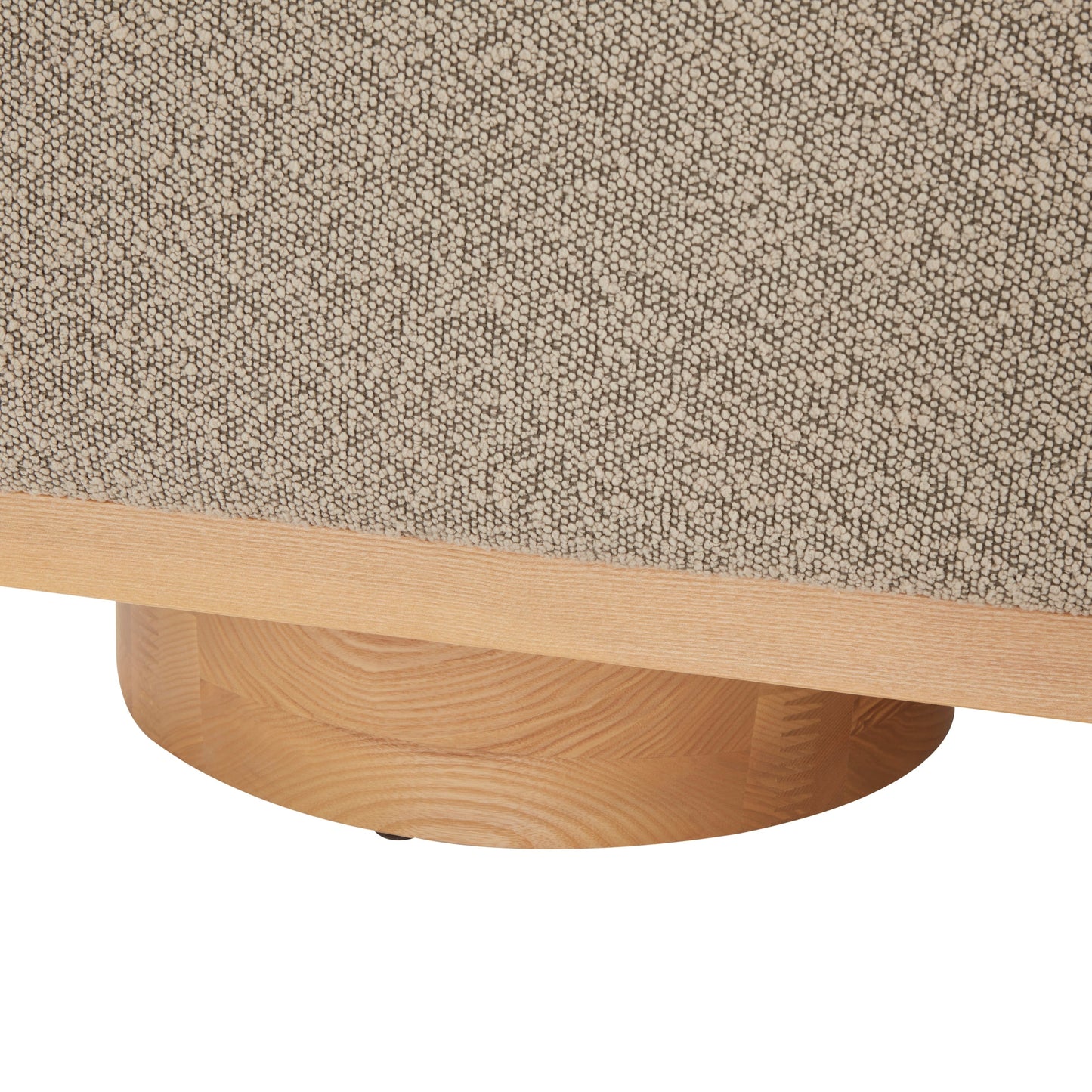 SAFAVIEH Couture Sunneva Boucle Storage Bench - 155 cm L x 51 cm P x 48 cm A - 155Lx51Px48A