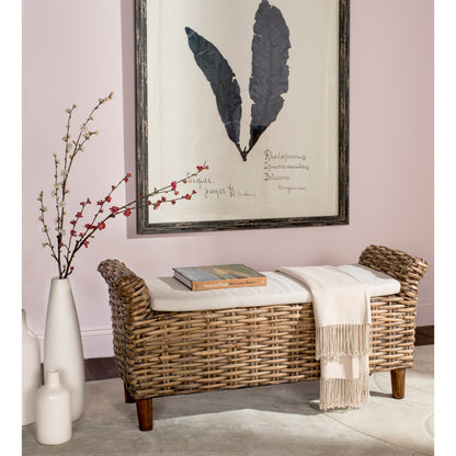 SAFAVIEH Danna Brown Bench - 43,9 x 14,8 x 21,1 - 44L x 15P x 21H