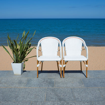 SAFAVIEH Doreth Sedia con Braccioli (Set da 2) - 23L x 36P x 25H