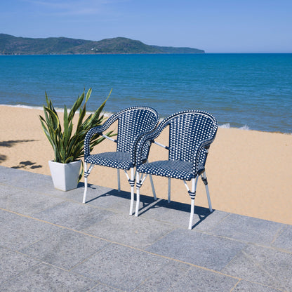 SAFAVIEH Doreth Sedia con Braccioli (Set da 2) - 23L x 36P x 25H