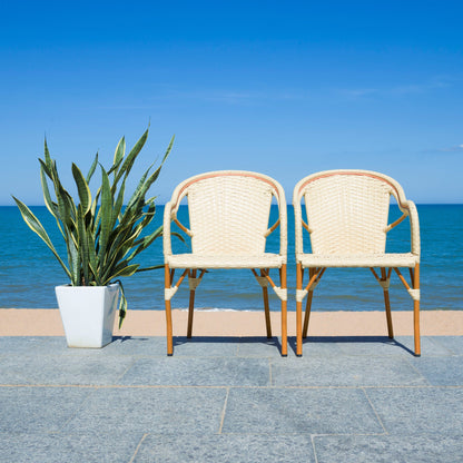 SAFAVIEH Doreth Sedia con Braccioli (Set da 2) - 23L x 36P x 25H