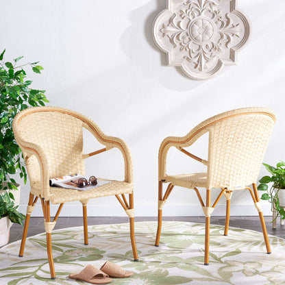 SAFAVIEH Doreth Sedia con Braccioli (Set da 2) - 23L x 36P x 25H