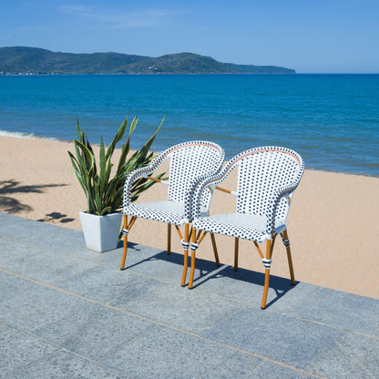 SAFAVIEH Doreth Sedia con Braccioli (Set da 2) - 23L x 36P x 25H