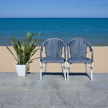 SAFAVIEH Doreth Sedia con Braccioli (Set da 2) - 23L x 36P x 25H