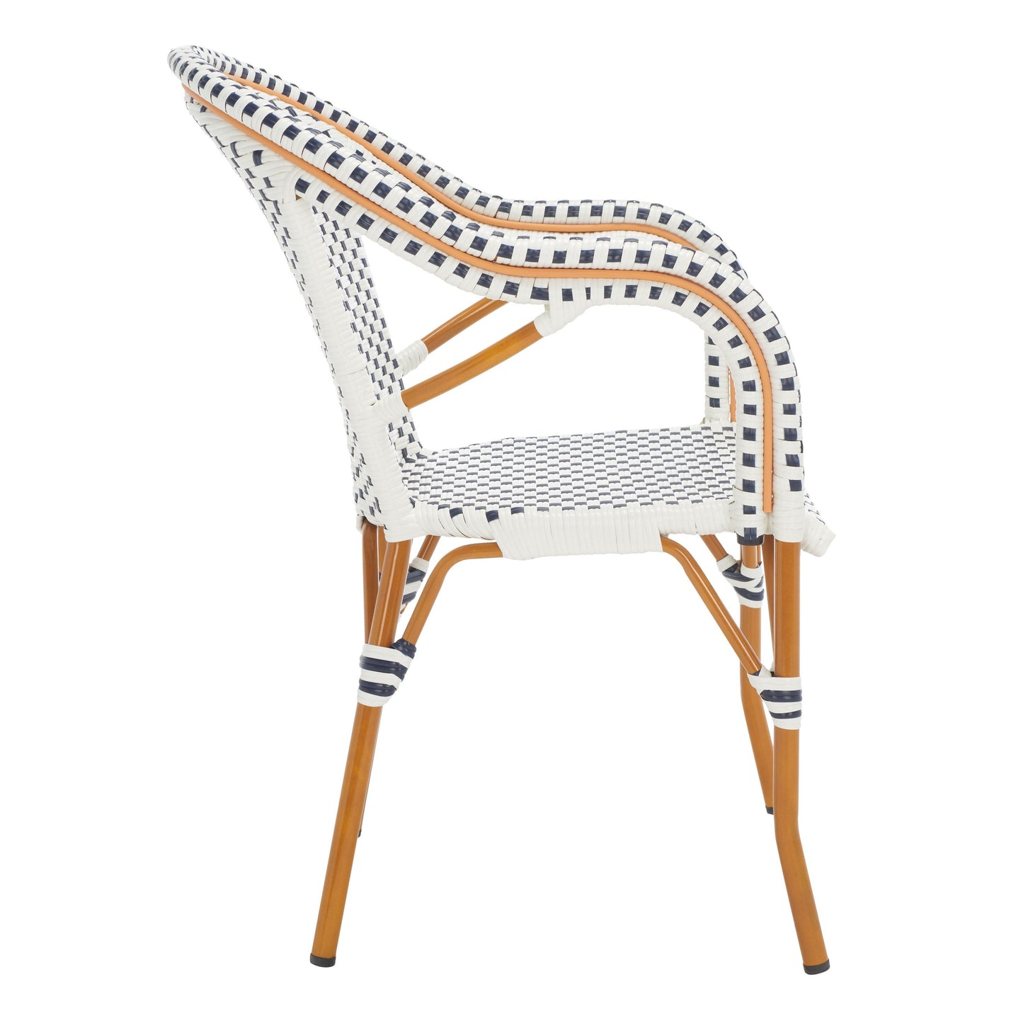 SAFAVIEH Doreth Sedia con Braccioli (Set da 2) - 23L x 36P x 25H