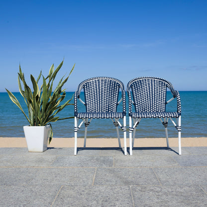 SAFAVIEH Doreth Sedia con Braccioli (Set da 2) - 23L x 36P x 25H