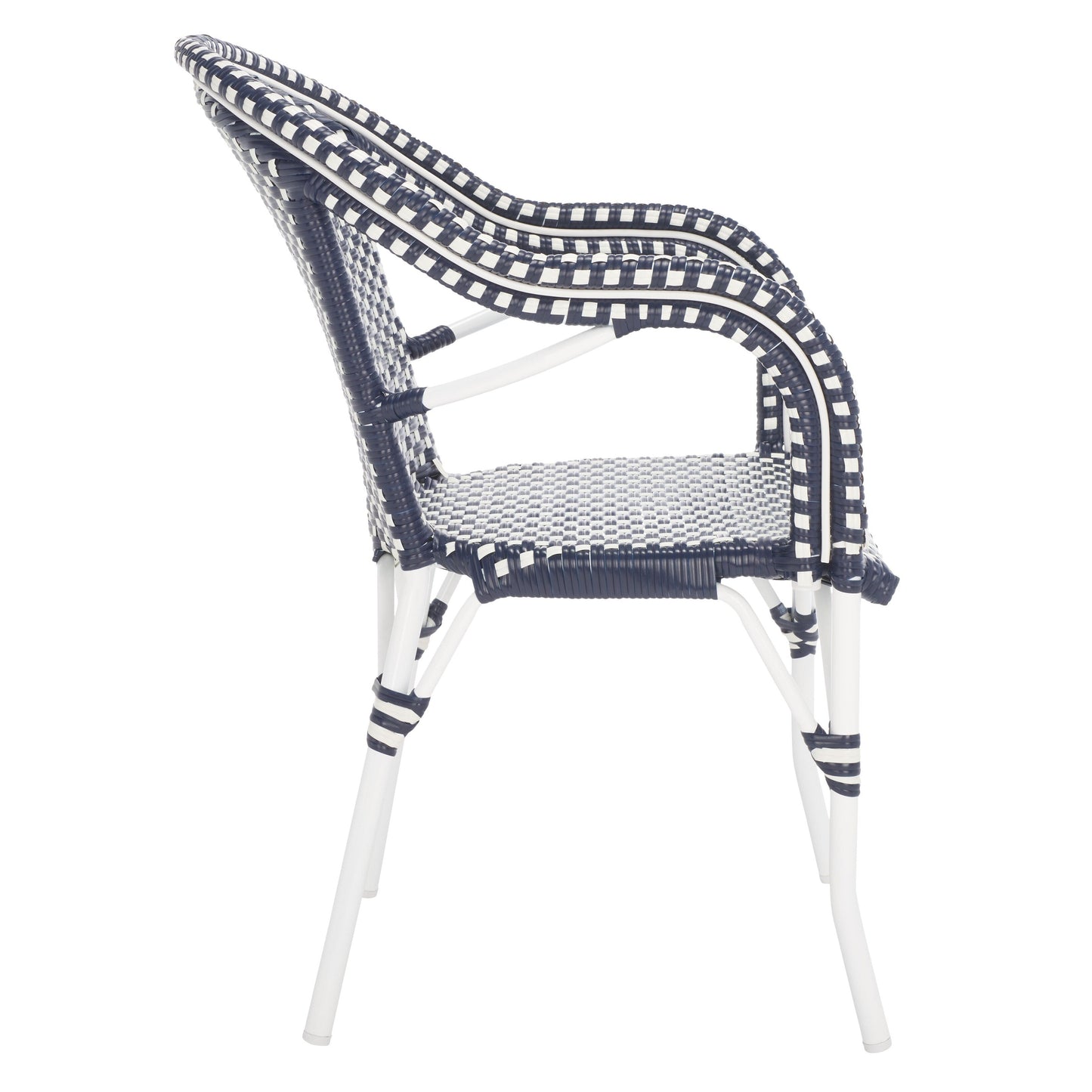 SAFAVIEH Doreth Sedia con Braccioli (Set da 2) - 23L x 36P x 25H