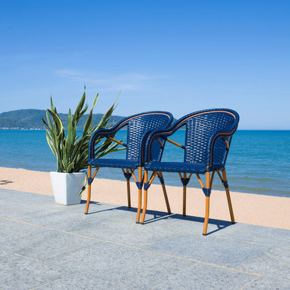 SAFAVIEH Doreth Sedia con Braccioli (Set da 2) - 23L x 36P x 25H