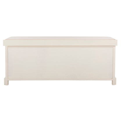 SAFAVIEH Eola Grey/ White Storage Bench - 47 x 16.1 x 19.9 - 47Lx16Px20A (L=lunghezza, P=profondità, A=altezza)