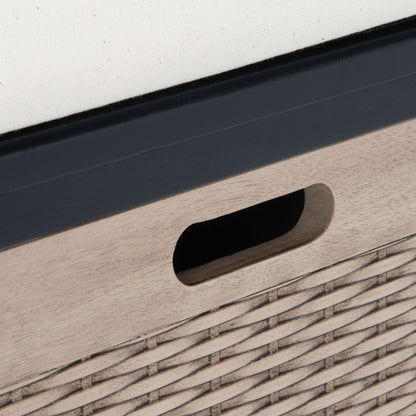 SAFAVIEH Fiorello panca con 3 cassetti e vano portaoggetti - 47,3 L x 38 P x 48 A - 47Lx38Px48A