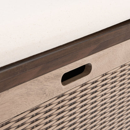 SAFAVIEH Fiorello panca con 3 cassetti e vano portaoggetti - 47,3 L x 38 P x 48 A - 47Lx38Px48A