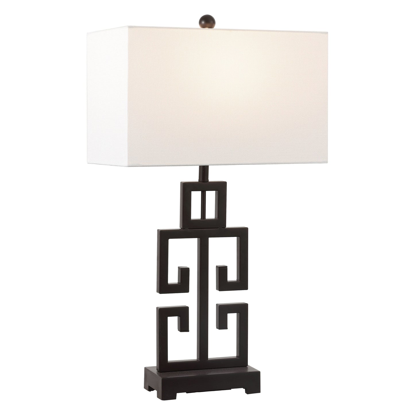 Lampada da tavolo SAFAVIEH Lighting Chantelle Greek Antiqued Gold da 29 pollici (confezione da 2) - 16W x 9D x 29H