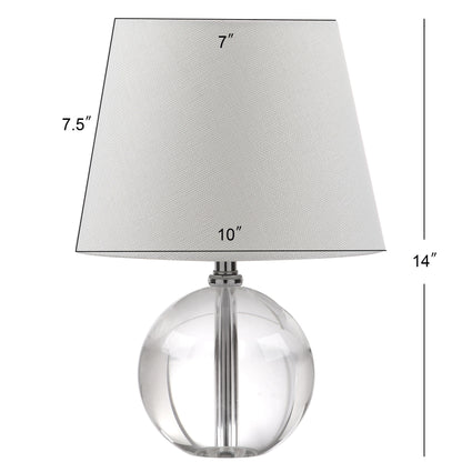 Lampada da tavolo SAFAVIEH Lighting Chastity in marmo da 35,5 cm - 25,4x25,4x35,5 cm - 25,4L x 25,4P x 35,5A