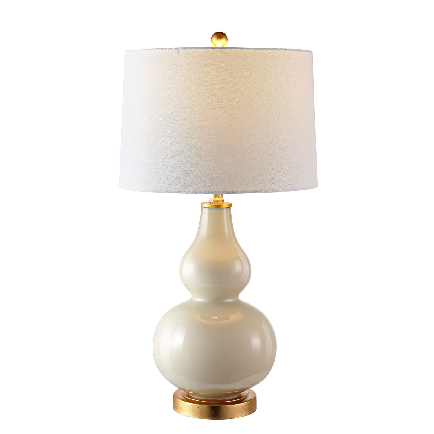 Lampada da tavolo SAFAVIEH Lighting Diede a forma di zucca (confezione da 2) - 15x15x28,5 - 15Lx15Px29H