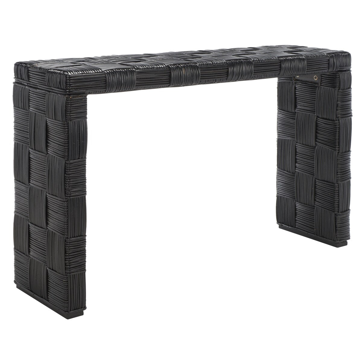 SAFAVIEH Mindel Tavolo Console in Rattan - 51Lx35Px81H