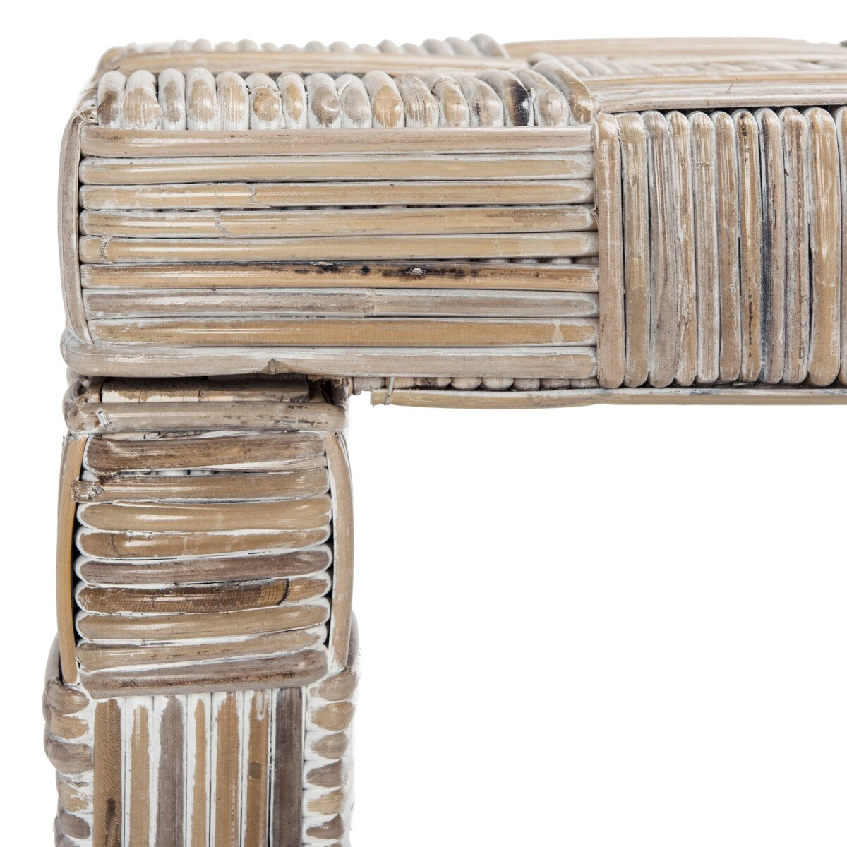 SAFAVIEH Mindel Tavolo Console in Rattan - 51Lx35Px81H