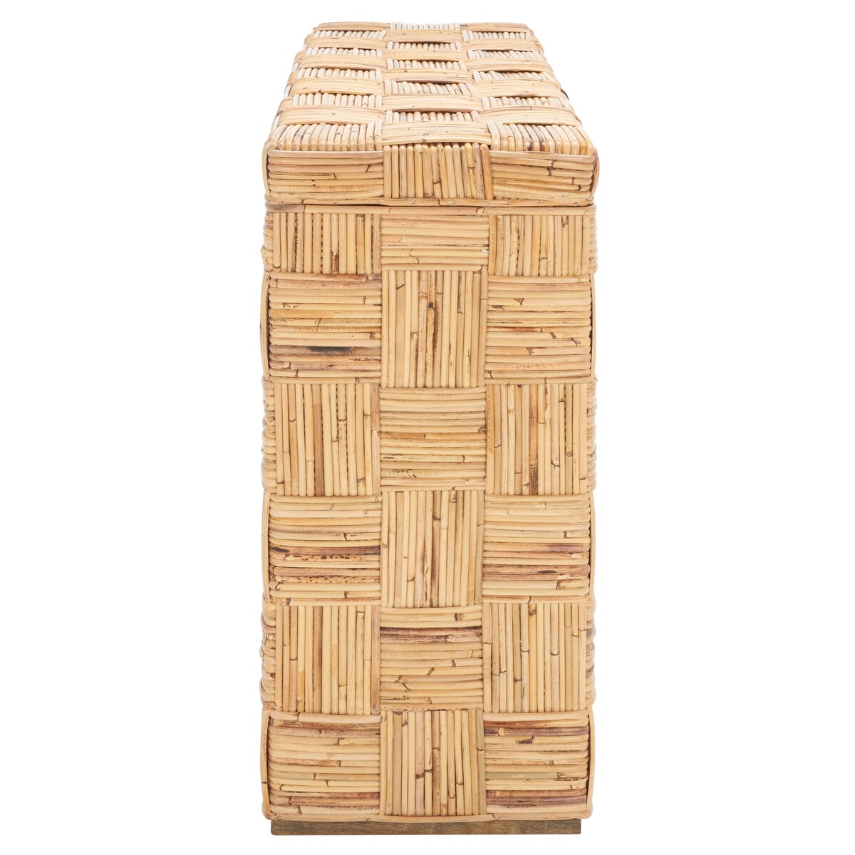 SAFAVIEH Mindel Tavolo Console in Rattan - 51Lx35Px81H