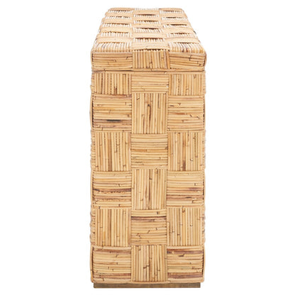 SAFAVIEH Mindel Tavolo Console in Rattan - 51Lx35Px81H
