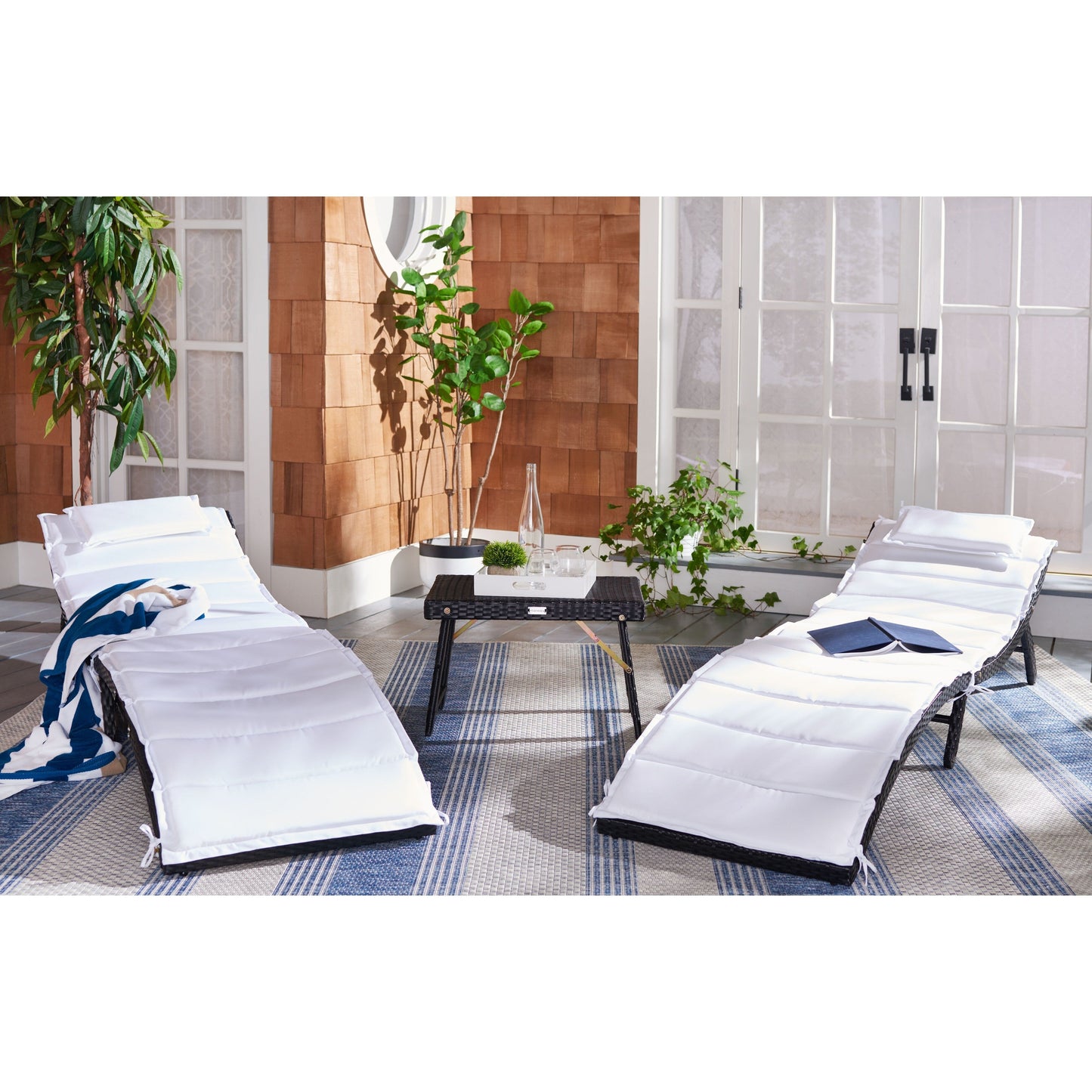 Set da giardino SAFAVIEH Blaguna da 3 pezzi con sdraio - 83Lx51Px61A