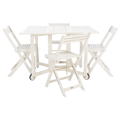 Set da pranzo da esterno SAFAVIEH Brandy da 5 pezzi - 109L x 89P x 74A (cm)