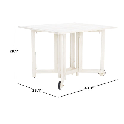 Set da pranzo da esterno SAFAVIEH Brandy da 5 pezzi - 109L x 89P x 74A (cm)