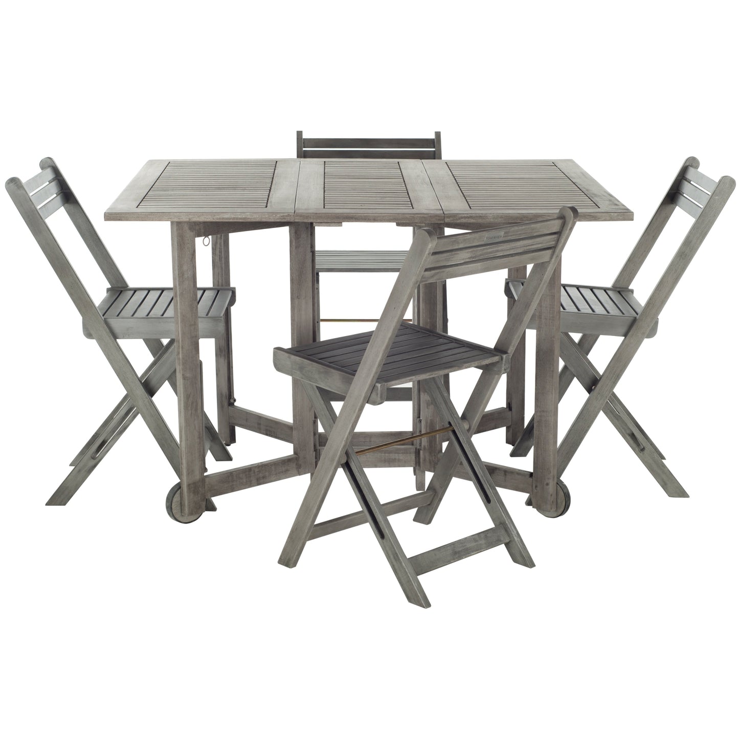 Set da pranzo da esterno SAFAVIEH Brandy da 5 pezzi - 109L x 89P x 74A (cm)