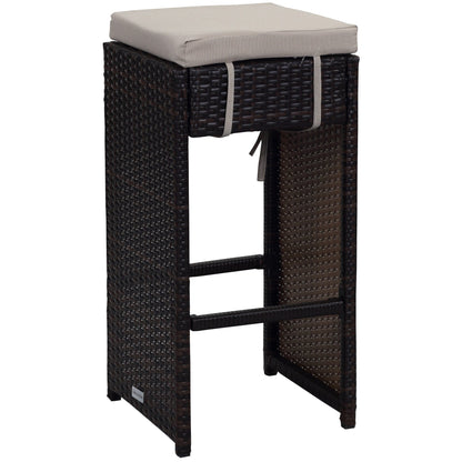 Set da Bar da Esterno Euda di SAFAVIEH (7 pezzi) - 73,7x150x107 cm (L x P x A)