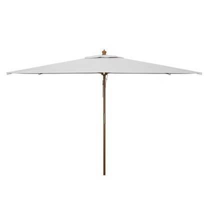 Ombrellone da giardino SAFAVIEH Outdoor Glauca da 3,3 metri con pulegge in legno