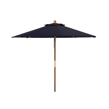 Ombrellone da giardino SAFAVIEH Outdoor Glauca da 3,3 metri con pulegge in legno