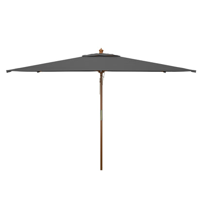 Ombrellone da giardino SAFAVIEH Outdoor Glauca da 3,3 metri con pulegge in legno