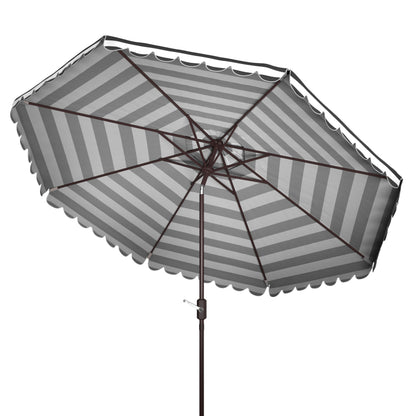 Parapluie da esterno rotondo da 3,3 metri (11 piedi) con manovella SAFAVIEH Jaylee