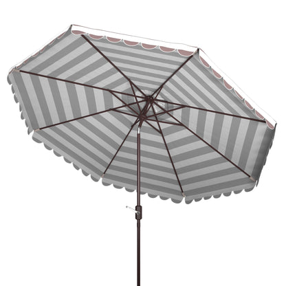 Parapluie da esterno rotondo da 3,3 metri (11 piedi) con manovella SAFAVIEH Jaylee