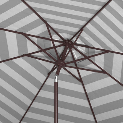Parapluie da esterno rotondo da 3,3 metri (11 piedi) con manovella SAFAVIEH Jaylee