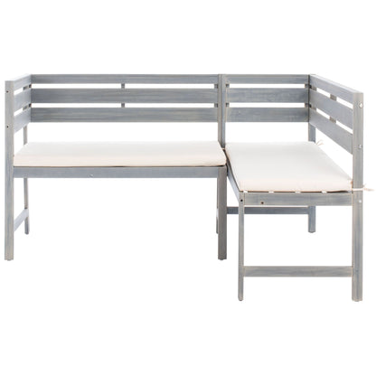Set da salotto da esterno SAFAVIEH Kenna da 3 pezzi per balcone - 99x48x84 cm (LxPxA)