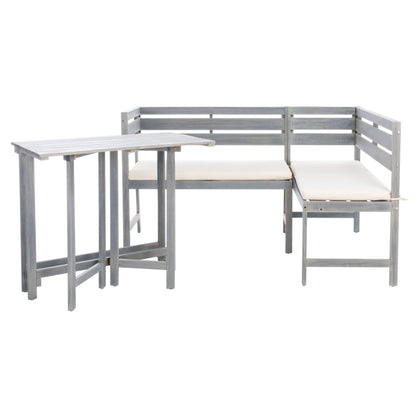 Set da salotto da esterno SAFAVIEH Kenna da 3 pezzi per balcone - 99x48x84 cm (LxPxA)