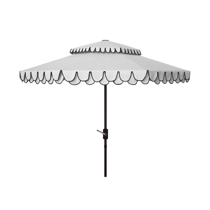 Ombrellone da giardino SAFAVIEH Kjerstin Valance da 2,7 m con doppia copertura
