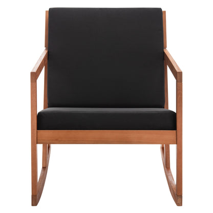 Sedia a dondolo da esterno Makaila di SAFAVIEH con cuscino - 66L x 79P x 97H (cm)