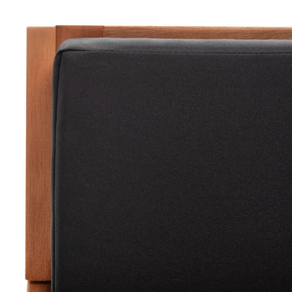 Sedia a dondolo da esterno Makaila di SAFAVIEH con cuscino - 66L x 79P x 97H (cm)