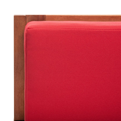 Sedia a dondolo da esterno Makaila di SAFAVIEH con cuscino - 66L x 79P x 97H (cm)