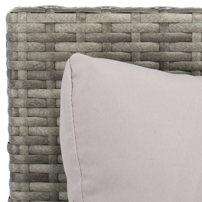 Daybed da esterno in vimini Taniyah di SAFAVIEH con cuscini e imbottiture - 53L x 28P x 62H